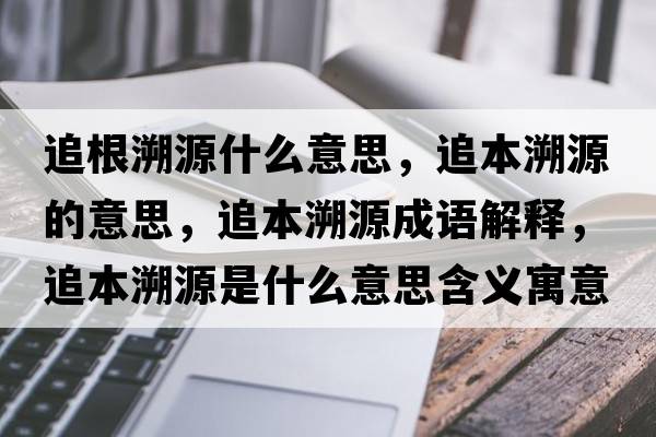 追根溯源什么意思，追本溯源的意思，追本溯源成語(yǔ)解釋?zhuān)繁舅菰词鞘裁匆馑己x寓意