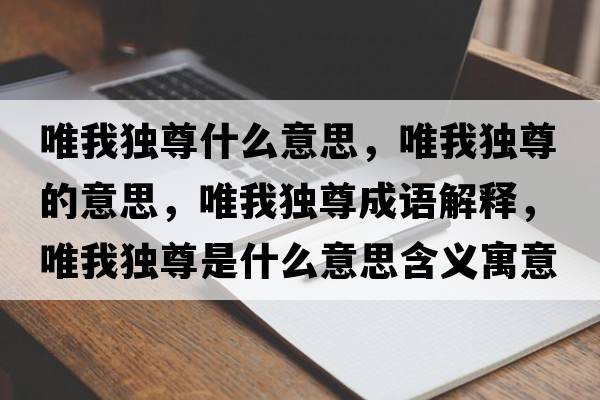 唯我獨尊什么意思，唯我獨尊的意思，唯我獨尊成語(yǔ)解釋?zhuān)ㄎ要氉鹗鞘裁匆馑己x寓意