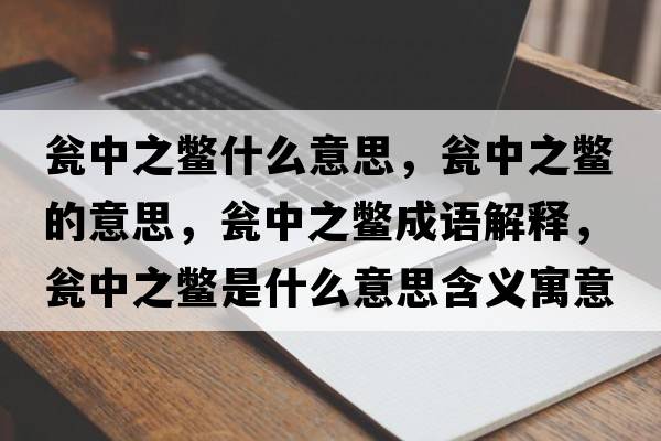 甕中之鱉什么意思，甕中之鱉的意思，甕中之鱉成語(yǔ)解釋?zhuān)Y中之鱉是什么意思含義寓意