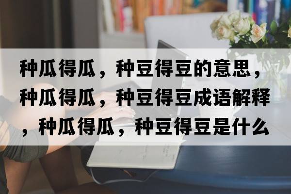 種瓜得瓜，種豆得豆的意思，種瓜得瓜，種豆得豆成語(yǔ)解釋?zhuān)N瓜得瓜，種豆得豆是什么意思含義寓意