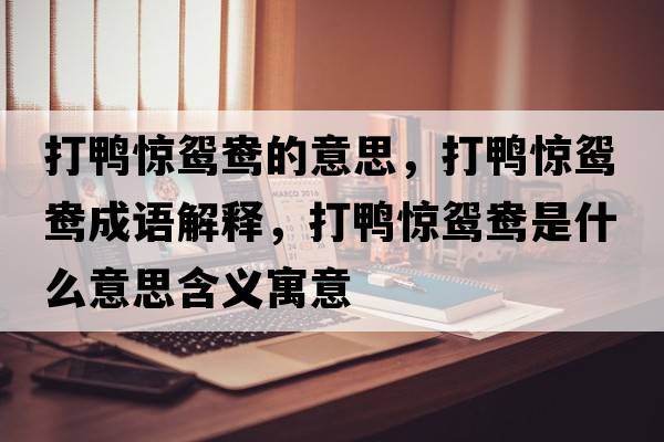 打鴨驚鴛鴦的意思，打鴨驚鴛鴦成語(yǔ)解釋?zhuān)蝤嗴@鴛鴦是什么意思含義寓意