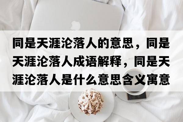 同是天涯淪落人的意思，同是天涯淪落人成語(yǔ)解釋?zhuān)翘煅臏S落人是什么意思含義寓意