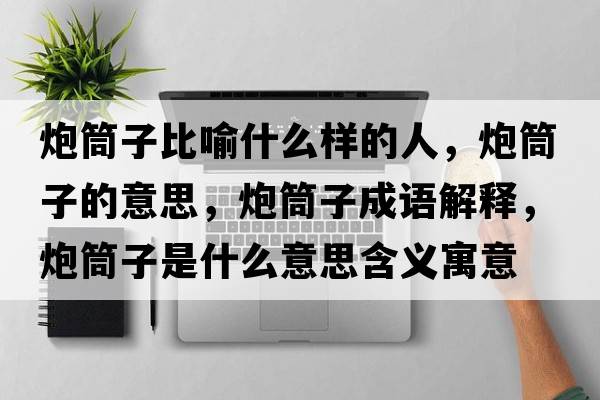 炮筒子比喻什么樣的人，炮筒子的意思，炮筒子成語(yǔ)解釋?zhuān)谕沧邮鞘裁匆馑己x寓意