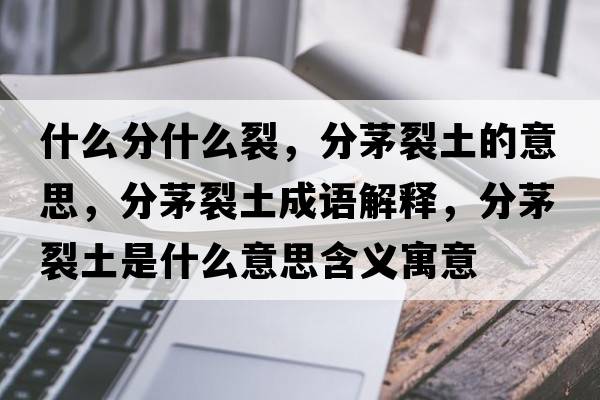 什么分什么裂，分茅裂土的意思，分茅裂土成語(yǔ)解釋?zhuān)置┝淹潦鞘裁匆馑己x寓意