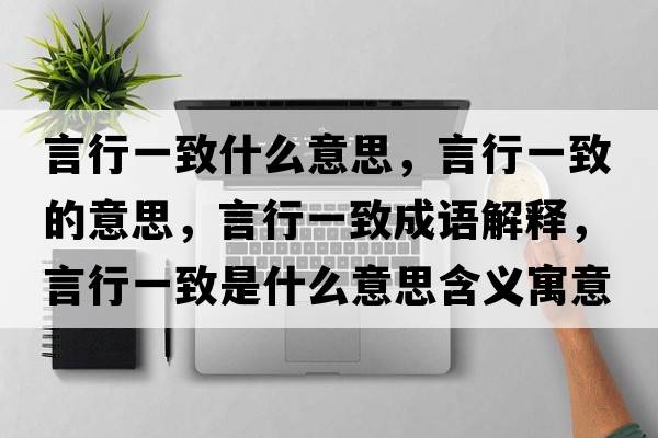 言行一致什么意思，言行一致的意思，言行一致成語(yǔ)解釋?zhuān)孕幸恢率鞘裁匆馑己x寓意