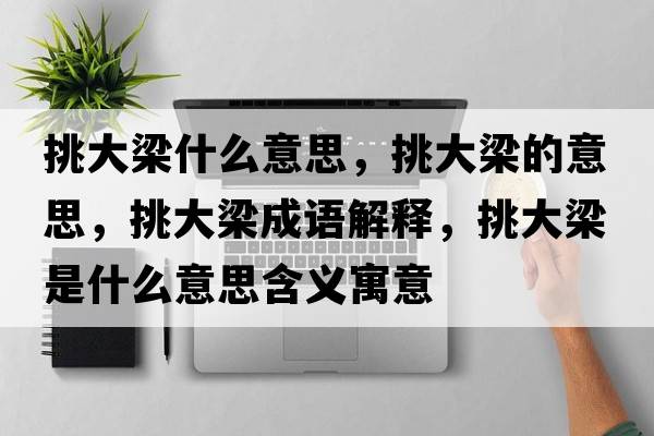 挑大梁什么意思，挑大梁的意思，挑大梁成語(yǔ)解釋?zhuān)舸罅菏鞘裁匆馑己x寓意