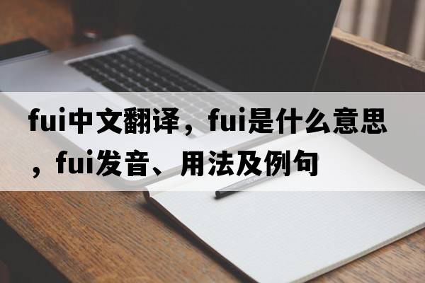 fui中文翻譯，fui是什么意思，fui發(fā)音、用法及例句