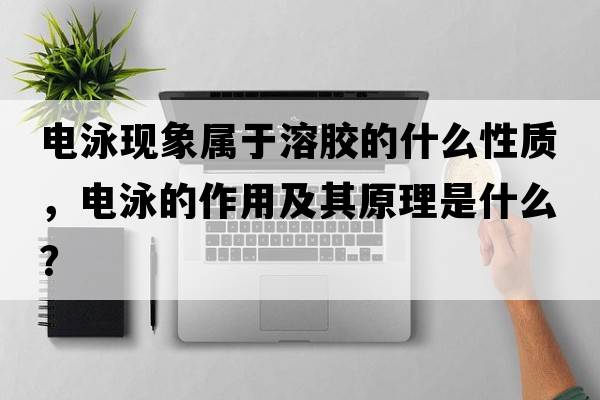 電泳現象屬于溶膠的什么性質(zhì)，電泳的作用及其原理是什么？