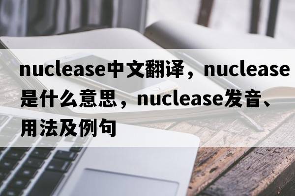 nuclease中文翻譯，nuclease是什么意思，nuclease發(fā)音、用法及例句