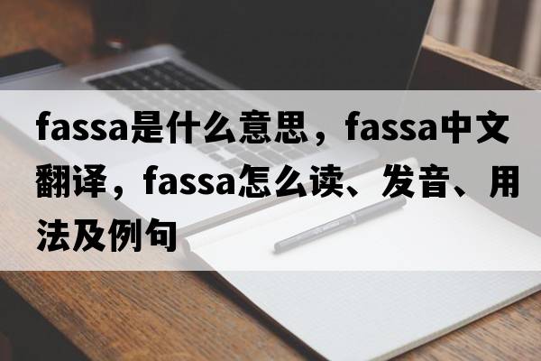 FASSA是什么意思，FASSA中文翻譯，FASSA怎么讀、發(fā)音、用法及例句