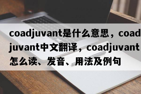 coadjuvant是什么意思，coadjuvant中文翻譯，coadjuvant怎么讀、發(fā)音、用法及例句