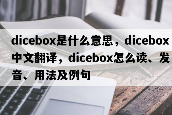 dicebox是什么意思，dicebox中文翻譯，dicebox怎么讀、發(fā)音、用法及例句