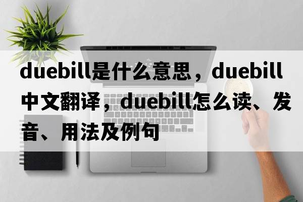 duebill是什么意思，duebill中文翻譯，duebill怎么讀、發(fā)音、用法及例句