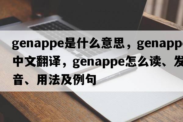 genappe是什么意思，genappe中文翻譯，genappe怎么讀、發(fā)音、用法及例句