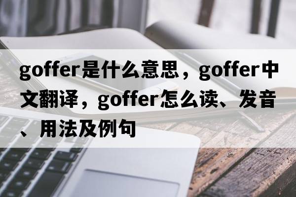 goffer是什么意思，goffer中文翻譯，goffer怎么讀、發(fā)音、用法及例句