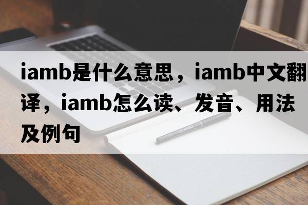 iamb是什么意思，iamb中文翻譯，iamb怎么讀、發(fā)音、用法及例句