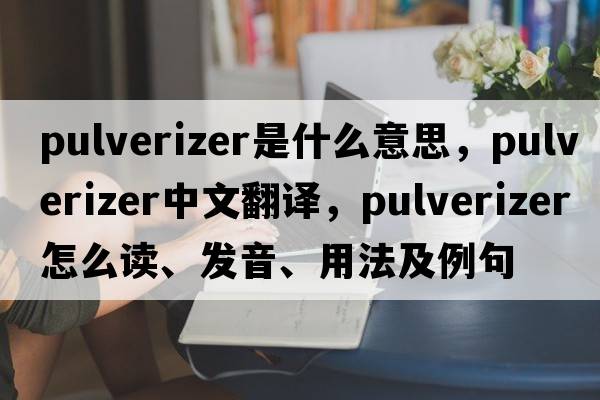 pulverizer是什么意思，pulverizer中文翻譯，pulverizer怎么讀、發(fā)音、用法及例句