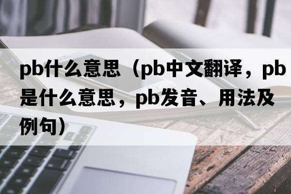 pB什么意思（pb中文翻譯，pb是什么意思，pb發(fā)音、用法及例句）