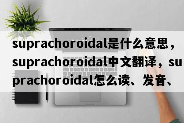 suprachoroidal是什么意思，suprachoroidal中文翻譯，suprachoroidal怎么讀、發(fā)音、用法及例句
