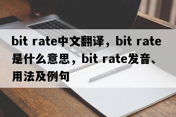 bit rate中文翻譯，bit rate是什么意思，bit rate發(fā)音、用法及例句