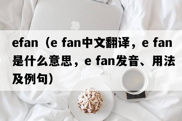 efan（e fan中文翻譯，e fan是什么意思，e fan發(fā)音、用法及例句）