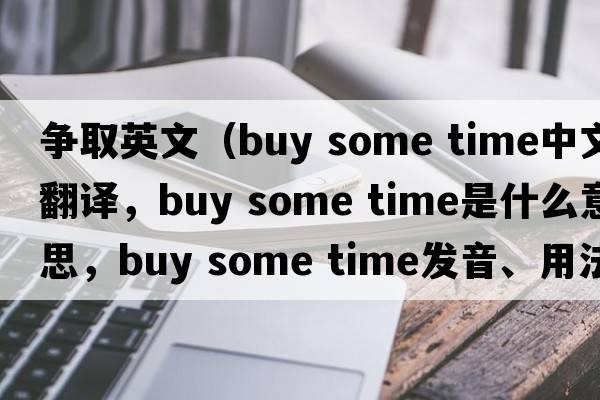 爭取英文（buy some time中文翻譯，buy some time是什么意思，buy some time發(fā)音、用法及例句）