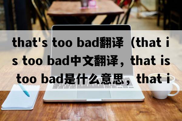 that's too bad翻譯（that is too bad中文翻譯，that is too bad是什么意思，that is too bad發(fā)音、用法及例句）