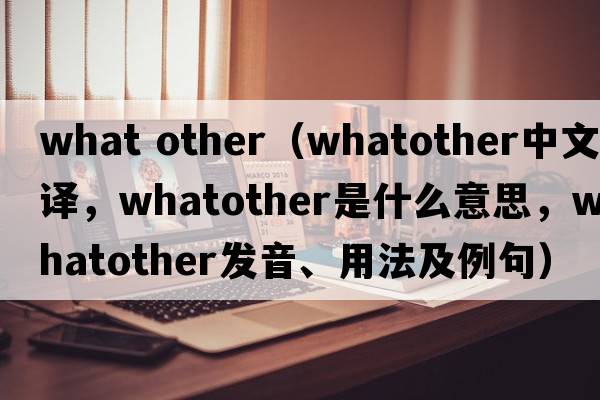what other（whatother中文翻譯，whatother是什么意思，whatother發(fā)音、用法及例句）