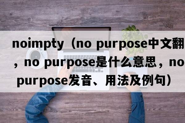 noimpty（no purpose中文翻譯，no purpose是什么意思，no purpose發(fā)音、用法及例句）