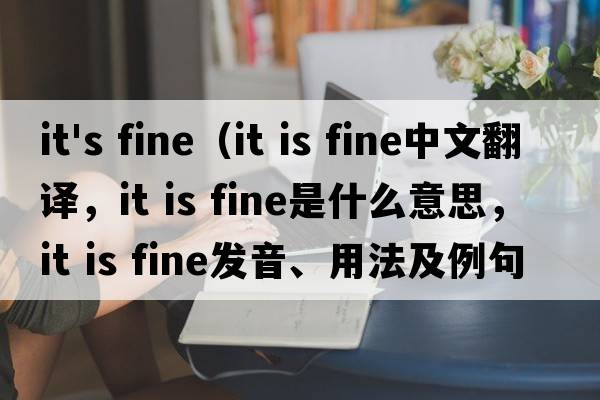 it's fine（it is fine中文翻譯，it is fine是什么意思，it is fine發(fā)音、用法及例句）