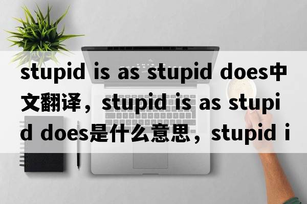 stupid is as stupid does中文翻譯，stupid is as stupid does是什么意思，stupid is as stupid does發(fā)音、用法及例句
