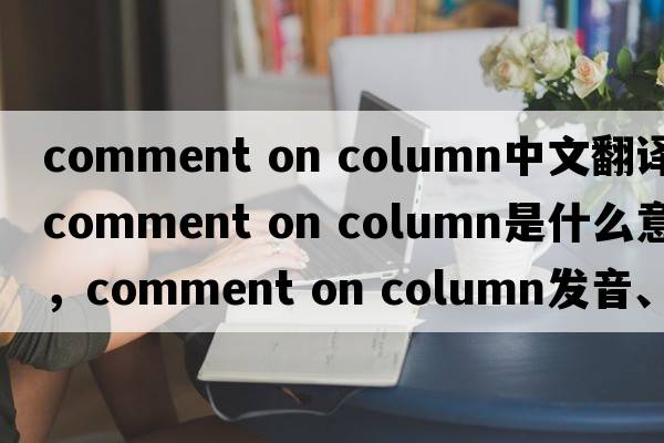 comment on column中文翻譯，comment on column是什么意思，comment on column發(fā)音、用法及例句