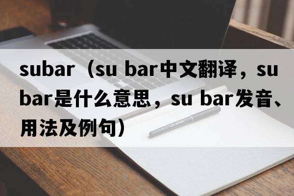 subar（su bar中文翻譯，su bar是什么意思，su bar發(fā)音、用法及例句）