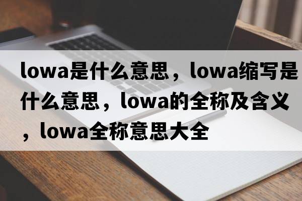 lowa是什么意思，lowa縮寫(xiě)是什么意思，lowa的全稱(chēng)及含義，lowa全稱(chēng)意思大全