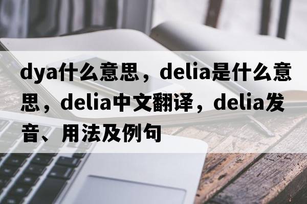 dya什么意思，delia是什么意思，delia中文翻譯，delia發(fā)音、用法及例句