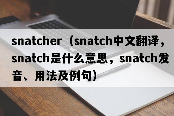 snatcher（snatch中文翻譯，snatch是什么意思，snatch發(fā)音、用法及例句）