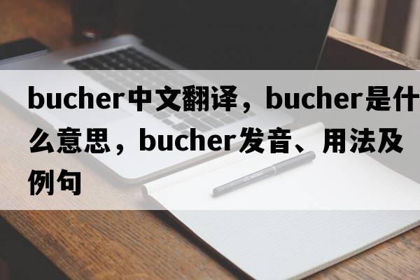 Bucher中文翻譯，Bucher是什么意思，Bucher發(fā)音、用法及例句