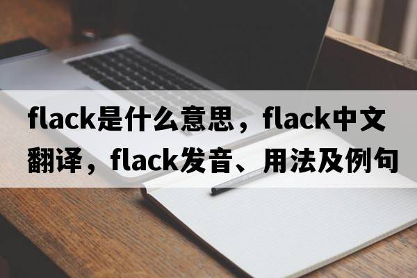 flack是什么意思，flack中文翻譯，flack發(fā)音、用法及例句