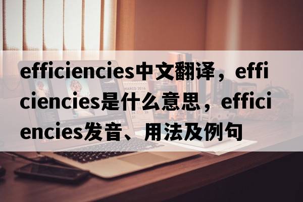 efficiencies中文翻譯，efficiencies是什么意思，efficiencies發(fā)音、用法及例句