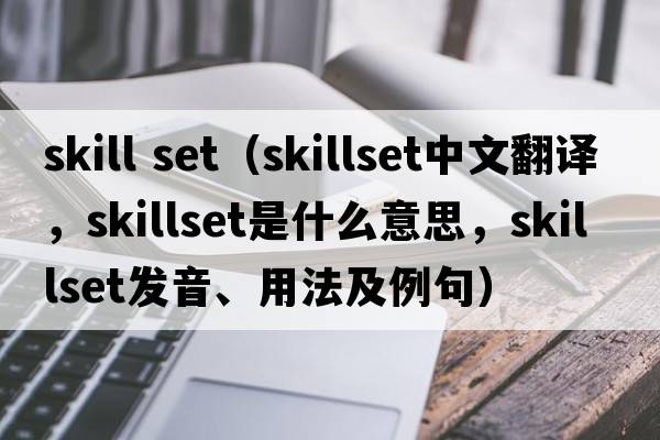 skill set（skillset中文翻譯，skillset是什么意思，skillset發(fā)音、用法及例句）